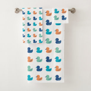 Conjunto De Toalhas Paddling Bonito de Patos Padrão