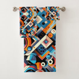 Conjunto De Toalhas Padrão 1