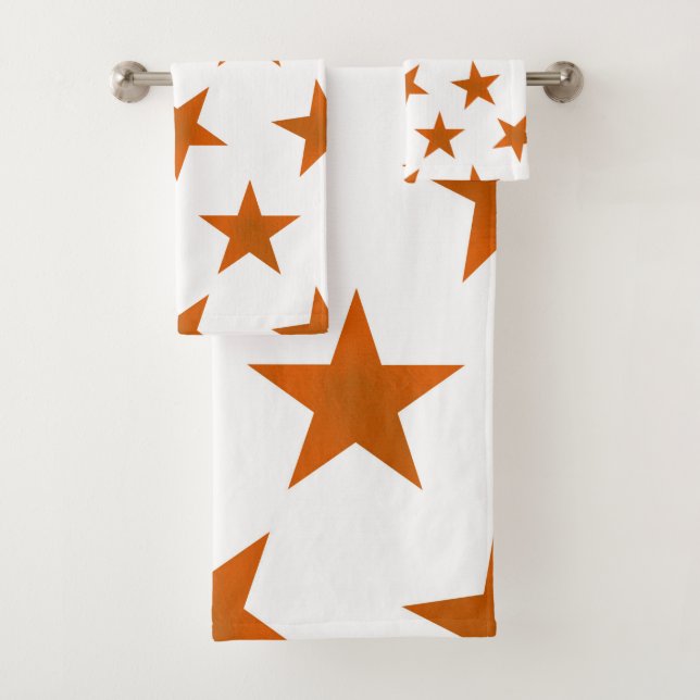 Conjunto De Toalhas Padrão 6 de estrelas de ouro (Insitu)