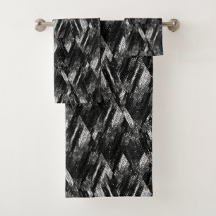 Conjunto De Toalhas Padrão abstrato de grunge.