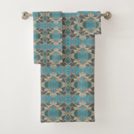 Conjunto De Toalhas Padrão Americano do Sudoeste Arte e Cores