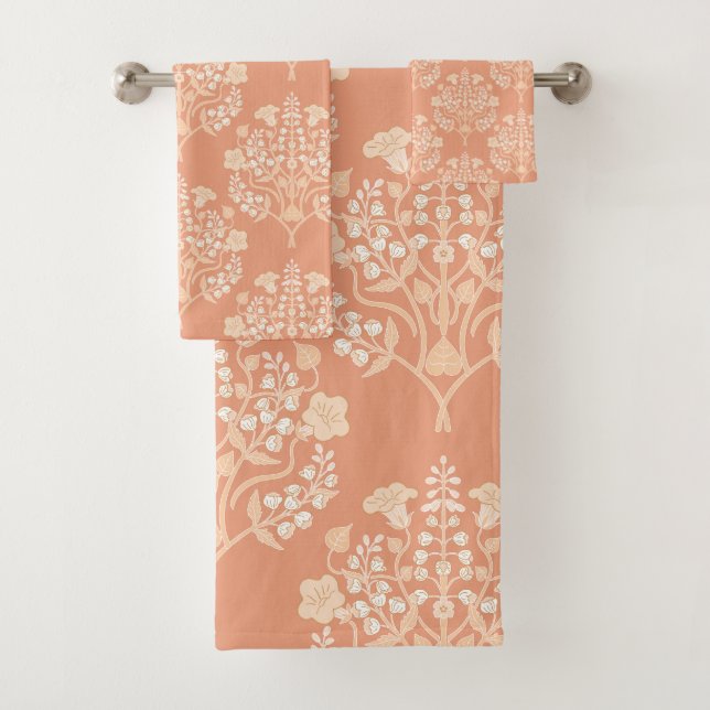 Conjunto De Toalhas Padrão Art Nouveau William-Morris (Insitu)