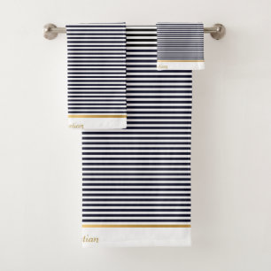 CONJUNTO DE TOALHAS PADRÃO BRANCO PRETO, DEFINIDO DE TOWEL DE TRIM DE