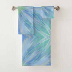 Conjunto De Toalhas Padrão de Abstrato de Aquarela Floral Sede