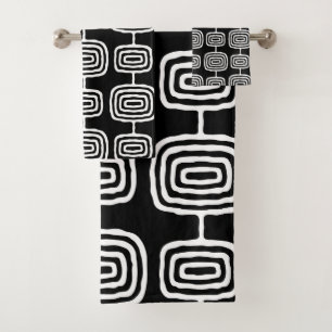 Conjunto De Toalhas Padrão de Abstrato de Moderno do meio século