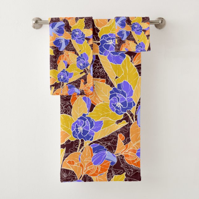 Conjunto De Toalhas Padrão de Blossomas de Maçã (Insitu)