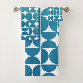 Conjunto De Toalhas Padrão de Blues Negrito do MCM