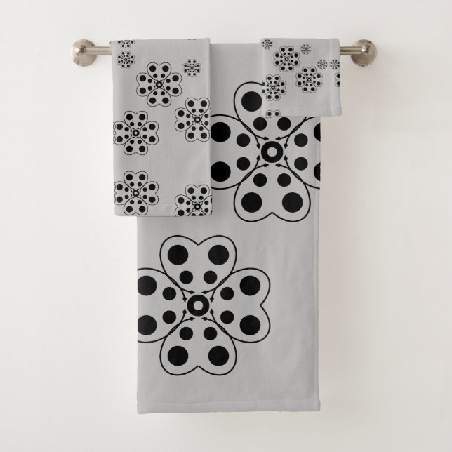 Conjunto De Toalhas Padrão de bolinhas (Insitu)