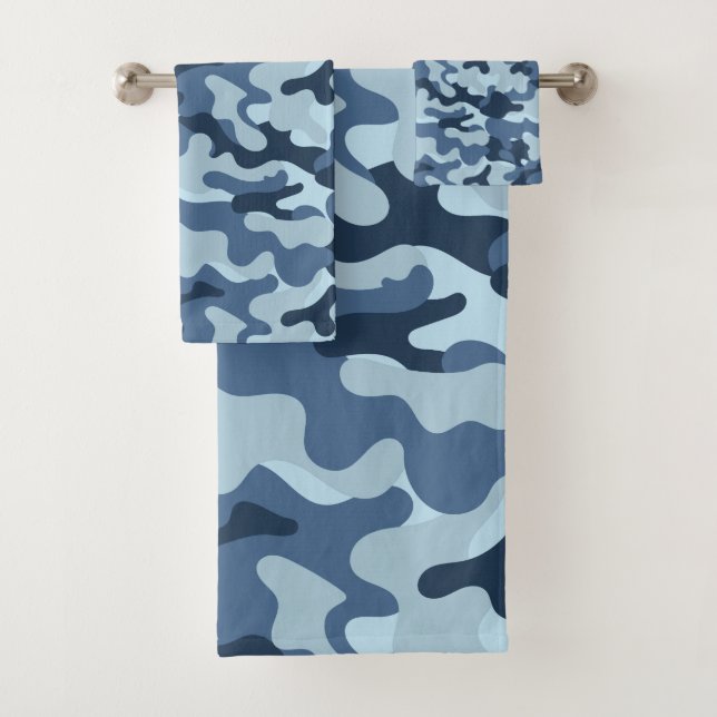 Conjunto De Toalhas Padrão de Camouflage, Padrão Militar, Camo, Exérci (Insitu)