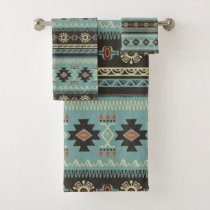 Conjunto De Toalhas Padrão de Cobertura Nativo
