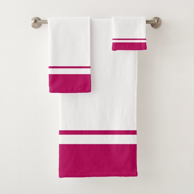 Conjunto De Toalhas Padrão de Coração Elegante (Insitu)