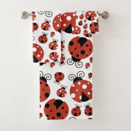 Conjunto De Toalhas Padrão De Damybugs, Damybugs Grafos, Damybugs Verm