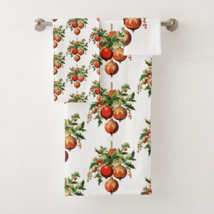 Conjunto De Toalhas Padrão de decoração da árvore de Natal Legal