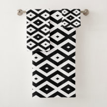 Padrão de diamante preto e branco