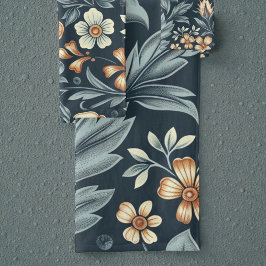 Conjunto De Toalhas Padrão de Estilo Botânico Inspirado em William Mor