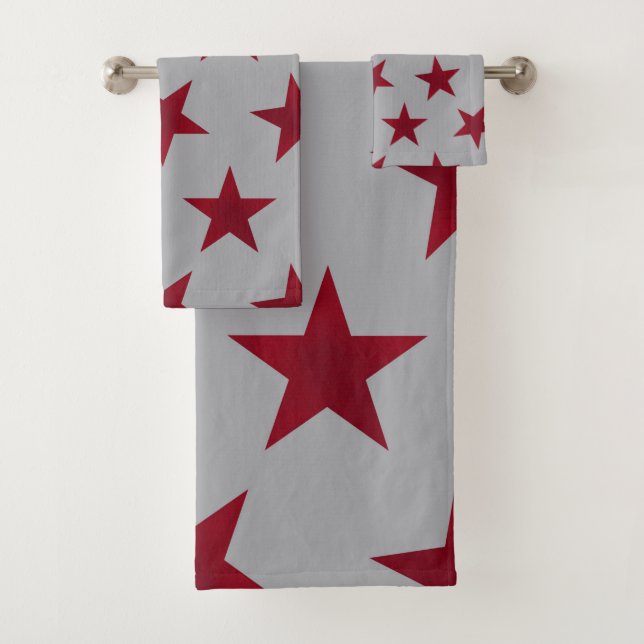 Conjunto De Toalhas Padrão de estrelas de ouro 11 (Insitu)