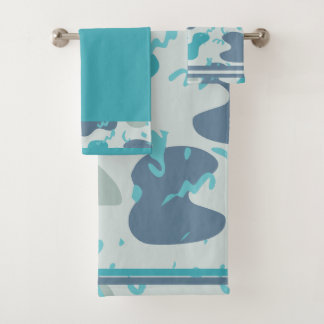 Conjunto De Toalhas Padrão de forma abstrata