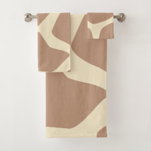 Conjunto De Toalhas Padrão de girafa moderno