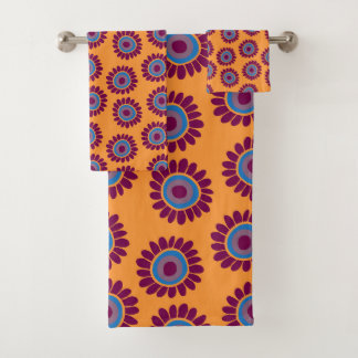 Conjunto De Toalhas Padrão de Girassol Dushi 3