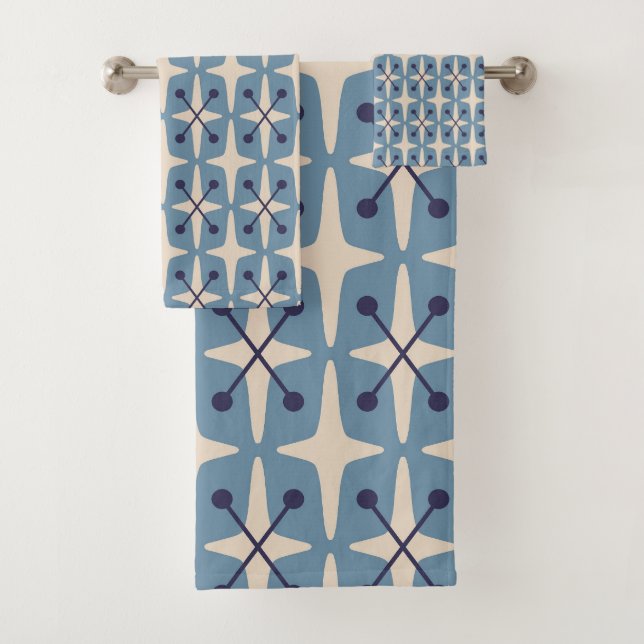 Conjunto De Toalhas Padrão de Inicialização Moderna do meio século (Insitu)