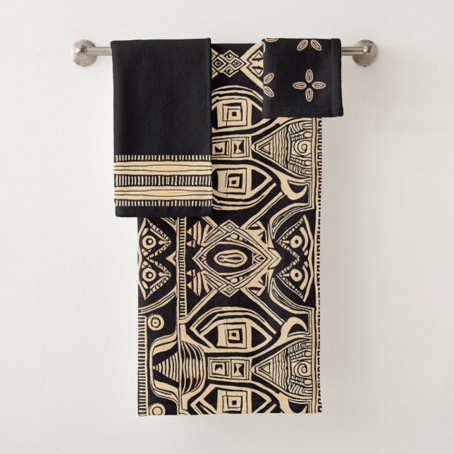 Conjunto De Toalhas Padrão de Lama (Insitu)