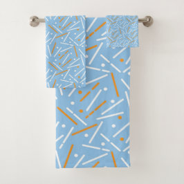 Conjunto De Toalhas Padrão de Linhas 6