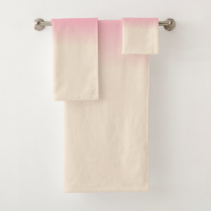 Conjunto De Toalhas Padrão de Mão Rosa do Céu Branco e Inverno