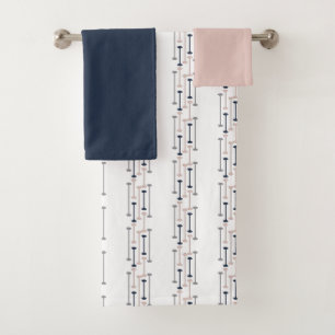 Conjunto De Toalhas Padrão de Moda Geométrica do abstrato Luxo
