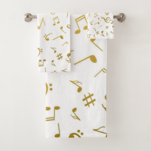 Conjunto De Toalhas Padrão de música