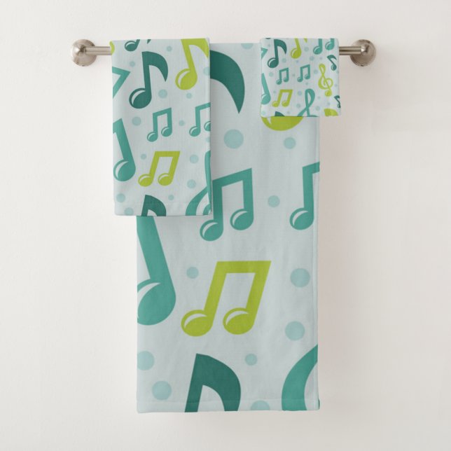 Conjunto De Toalhas Padrão de música (Insitu)