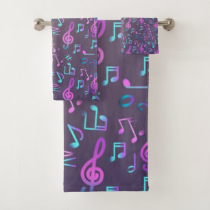 Conjunto De Toalhas Padrão de música
