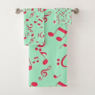 Conjunto De Toalhas Padrão de música