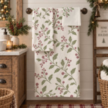 Padrão de Natal Vine & Berry Cran Ivory ID1337