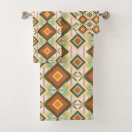 Conjunto De Toalhas Padrão de Ouros de Arte Pop da Região Sudoeste