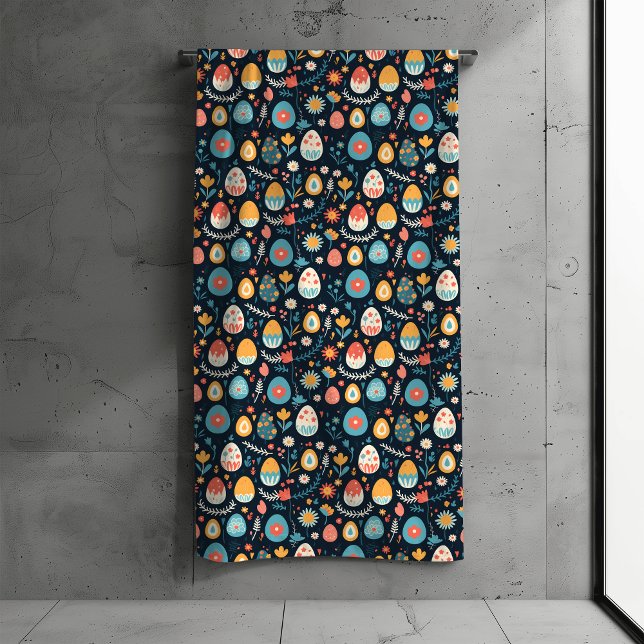 Conjunto De Toalhas Padrão de Primavera de Ovo de Páscoa (Criador carregado)