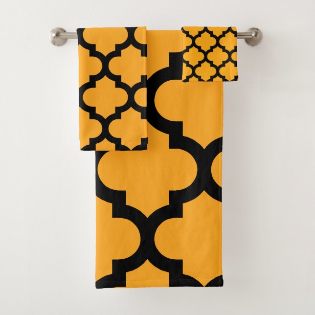 Conjunto De Toalhas Padrão de Quatrefoil (Insitu)