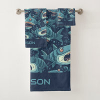 Padrão de Sharks de Nome Personalizado