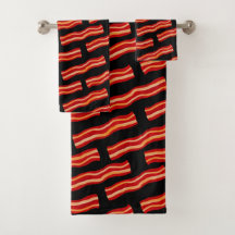 Padrão de tiras de bacon desagradável