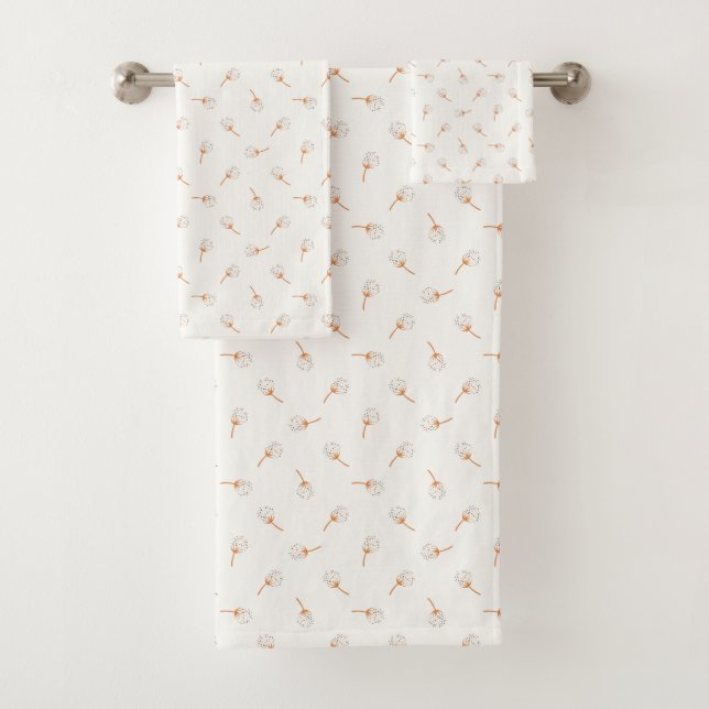 Conjunto De Toalhas Padrão do ventilador da Bolinhas cúbica (Insitu)