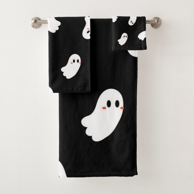 Conjunto De Toalhas Padrão fantasma (Insitu)