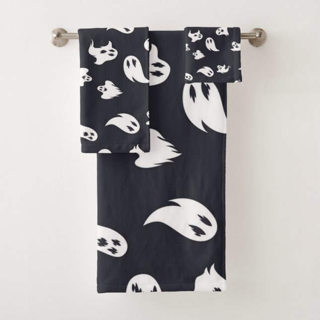 Conjunto De Toalhas padrão fantasma (Insitu)