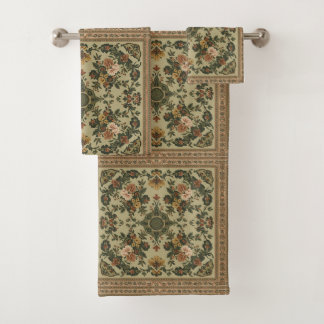 Conjunto De Toalhas Padrão Floral de Madressilva Vintage William Morri