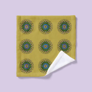 Conjunto De Toalhas Padrão Floral Mandala Zen Retiro