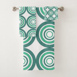 Conjunto De Toalhas Padrão Geométrico de Mandala