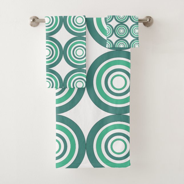 Conjunto De Toalhas Padrão Geométrico de Mandala (Insitu)