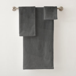 Conjunto De Toalhas Padrão geométrico do gradiente da cinza escura