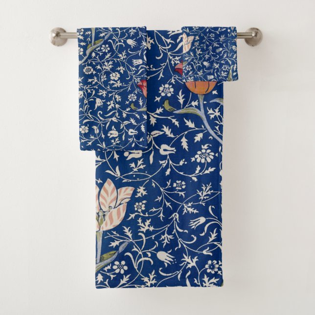 Conjunto De Toalhas Padrão Medway de William Morris (Insitu)