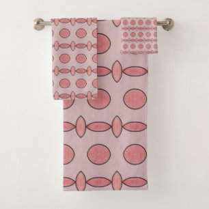 Conjunto De Toalhas Padrão Moderno