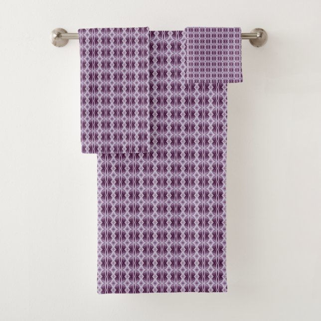 Conjunto De Toalhas Padrão rosa sem costura (Insitu)