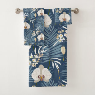 Conjunto De Toalhas Padrão tropical de Aloha impressão do Havaí